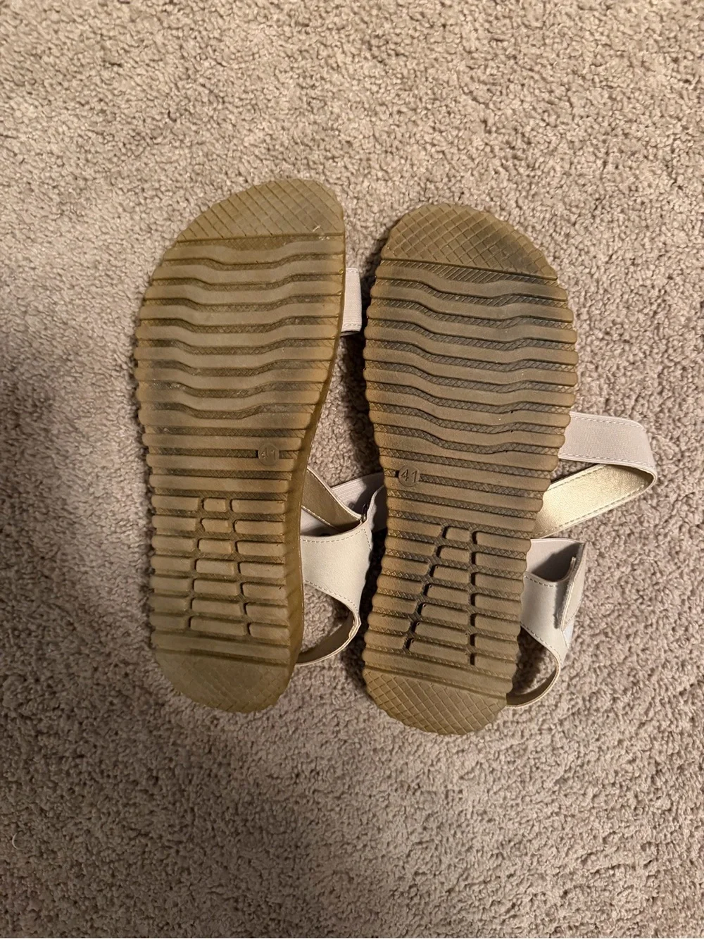 Flexus Beige Comfort Sandals EU 41 US 9.5–10